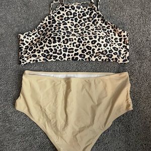 Shein Chetah Bathing Suit